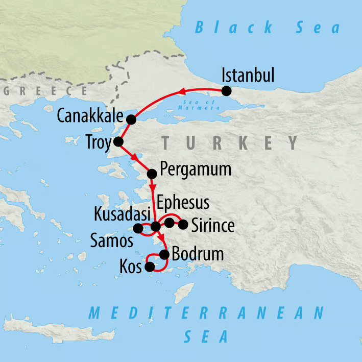 mapa Turquía