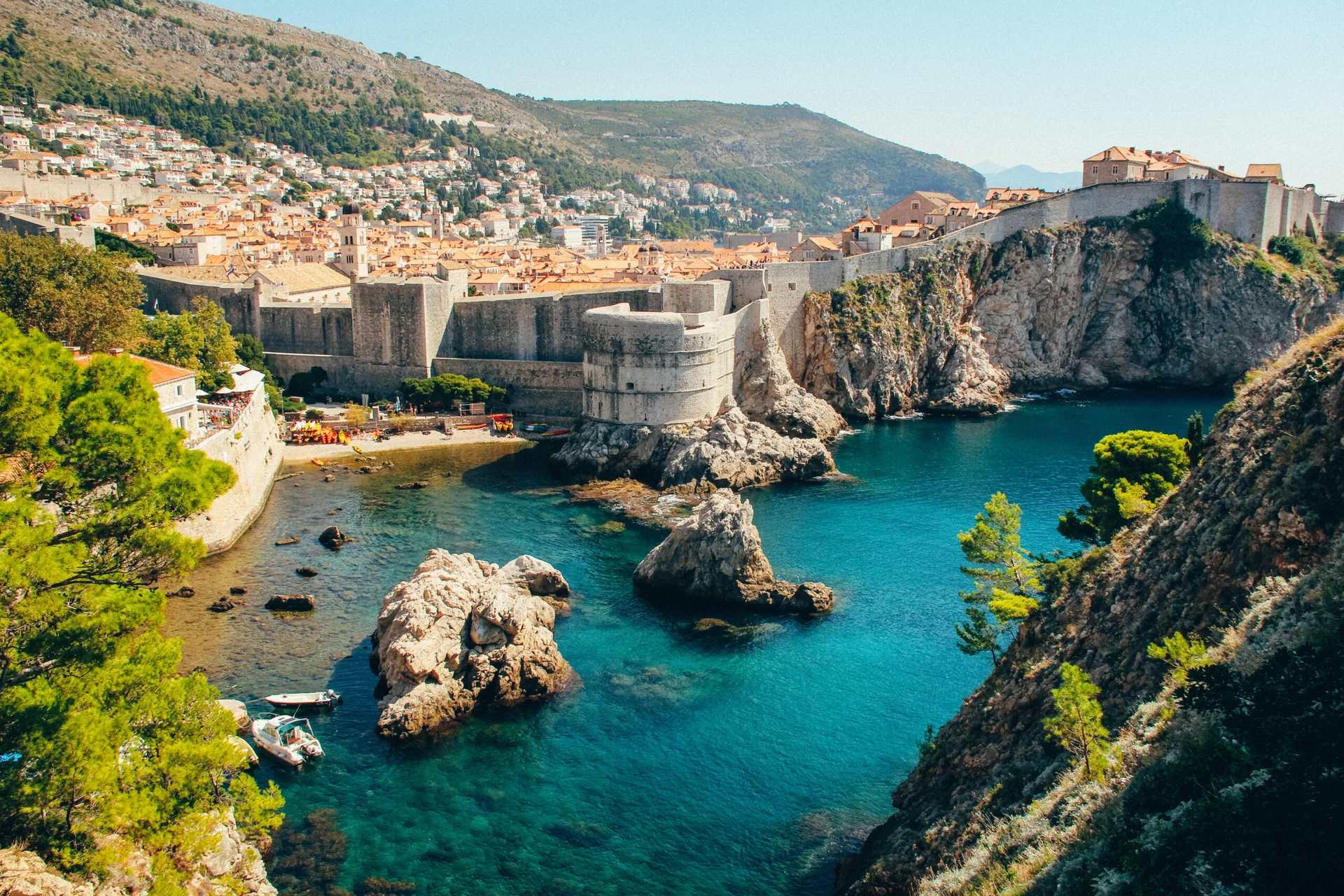 cidade murada de Dubrovnik