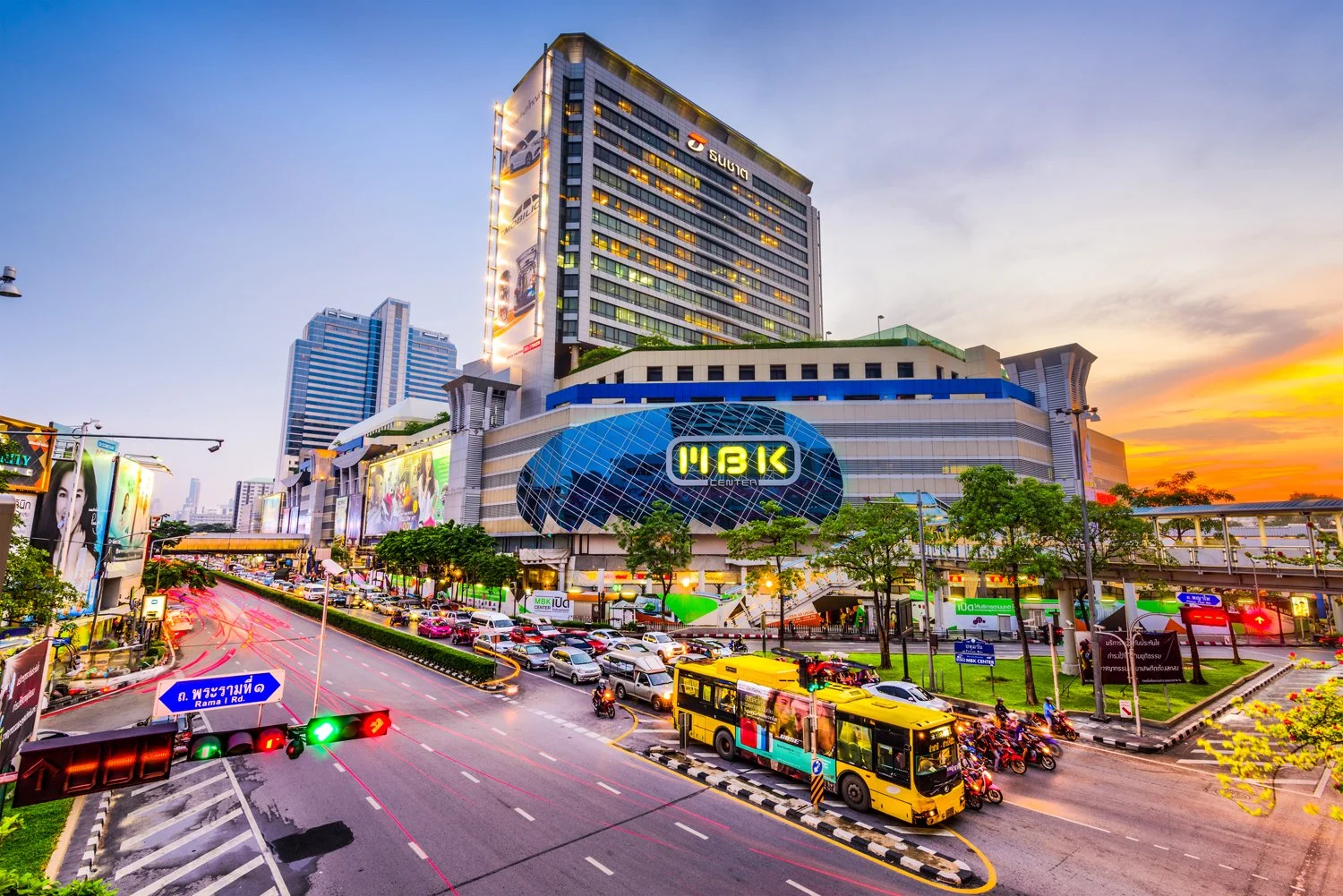 O Shopping Mall MBK Center é um ponto comercial em Bangkok